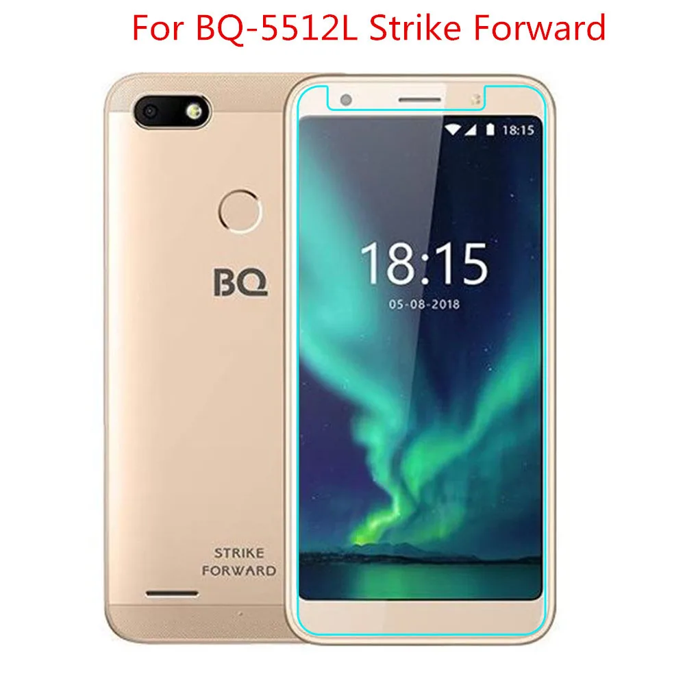 Взрывобезопасное закаленное стекло для смартфона BQ 5512L ударопрочная защитная