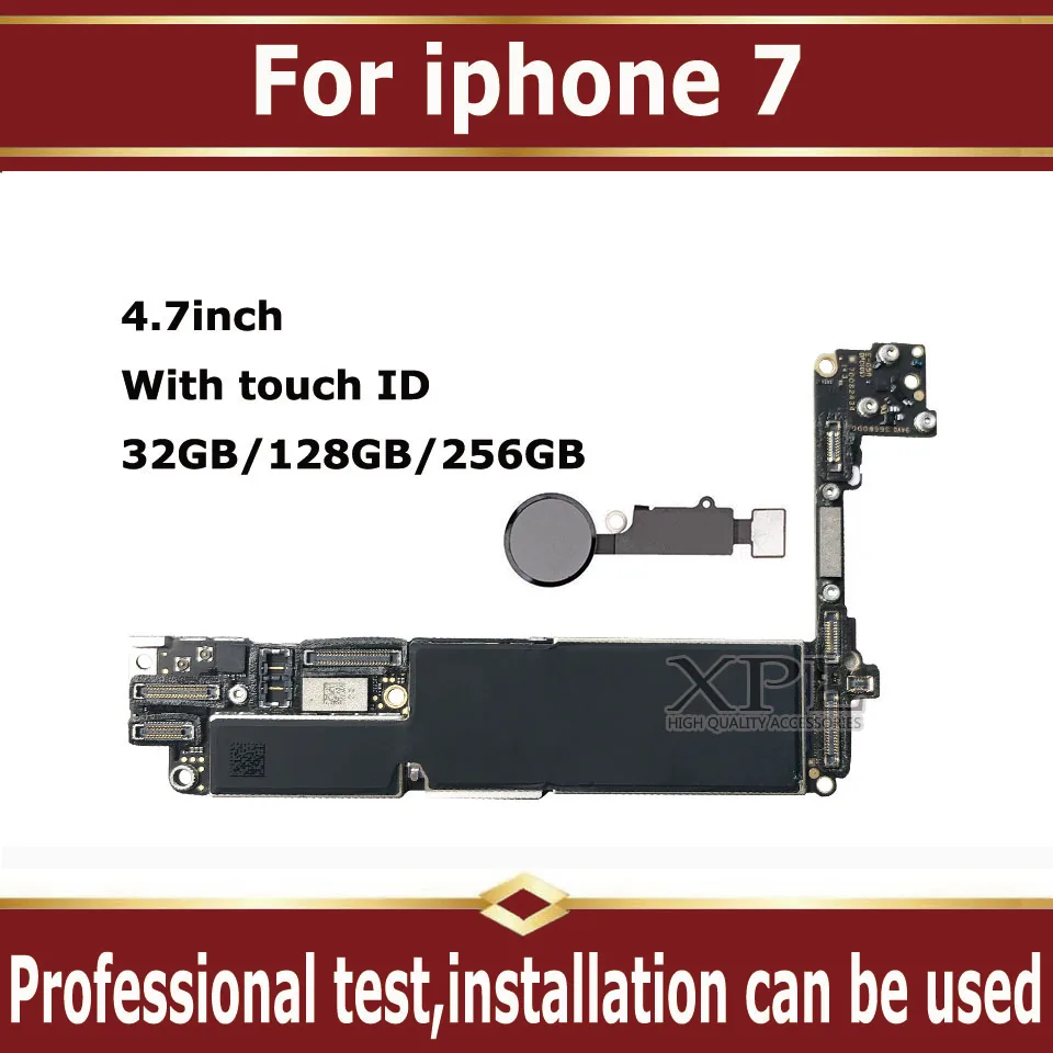 32 Гб 128 ГБ 256 для iPhone 7 4 дюймов материнская плата разблокировка с полным чипом Touch ID