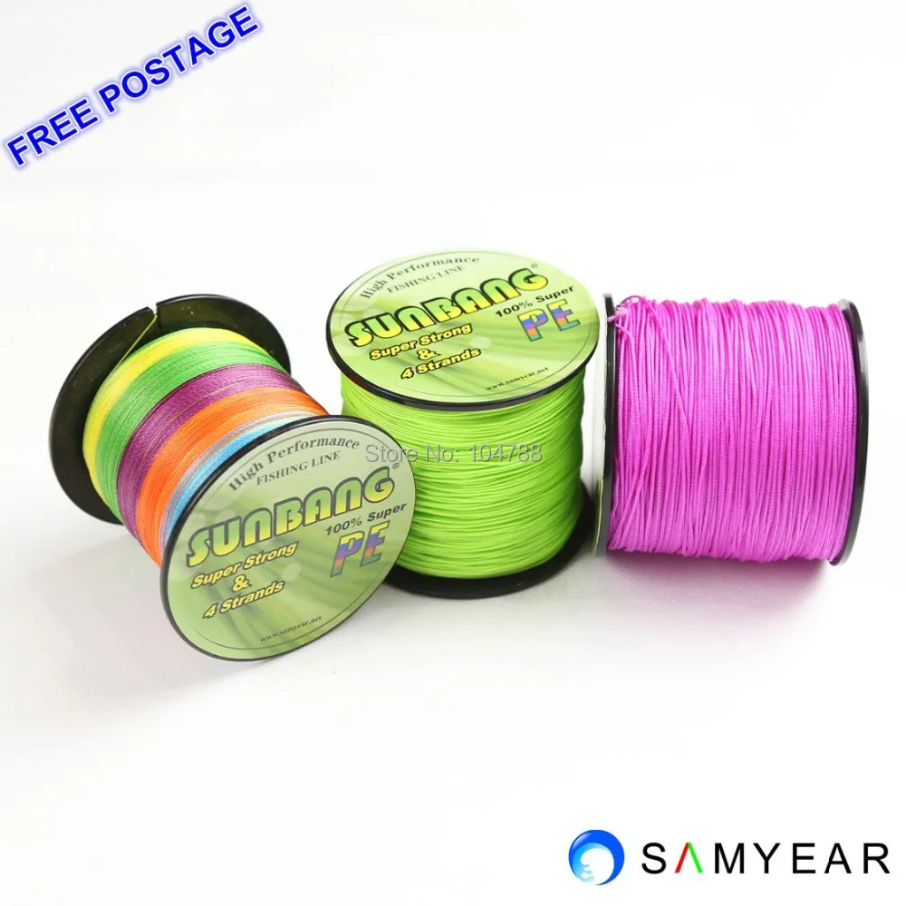 Бесплатная доставка SUNBANG PE оплетка леска 4 нити 30LB 100 M|4 strands|fishing linebraided fishing line |
