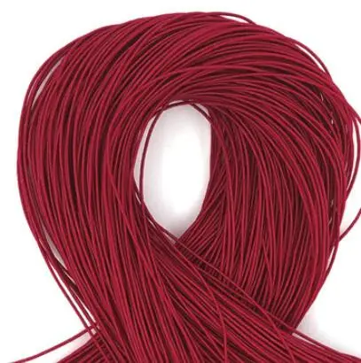 10 wine red 100 м* 1 мм бисер эластичный стрейч шнур бусины шнур веревка для браслета - Цвет: 10 wine red