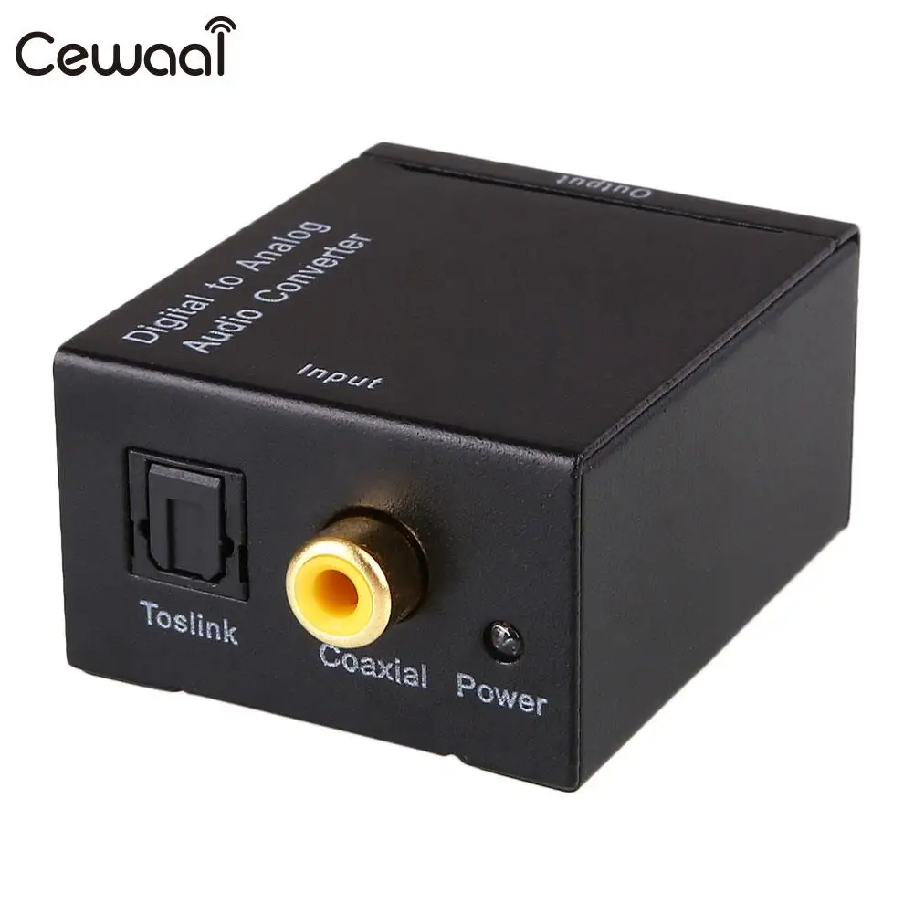 Цифровой коаксиальный аналоговый L/R аудио преобразователь адаптер USB кабель