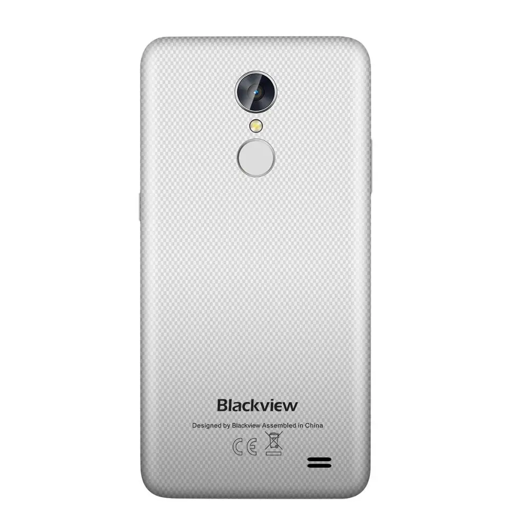 Blackview A10 смартфон с 5 дюймовым дисплеем четырёхъядерным процессором MT6580A ОЗУ 2 Гб