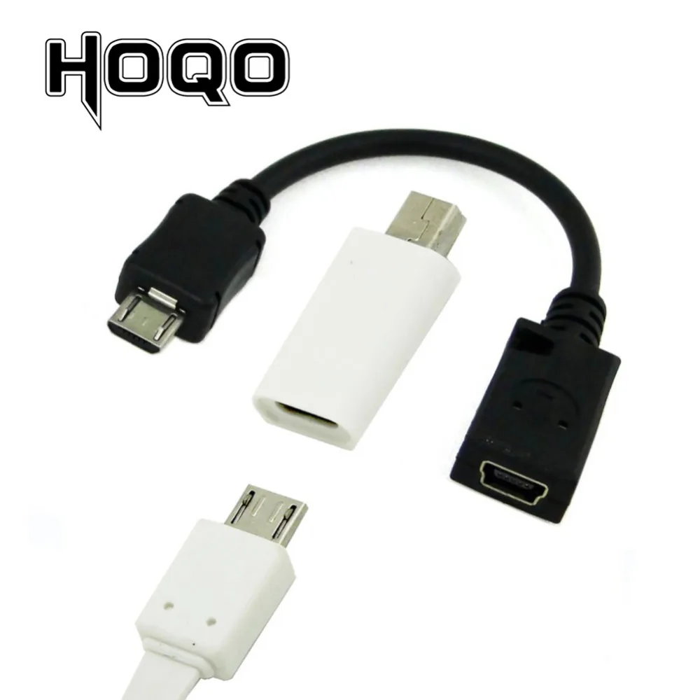 2 шт./лот Адаптер зарядного устройства Micro USB мама мини Usb папа для MP3 белый|micro usb|mini