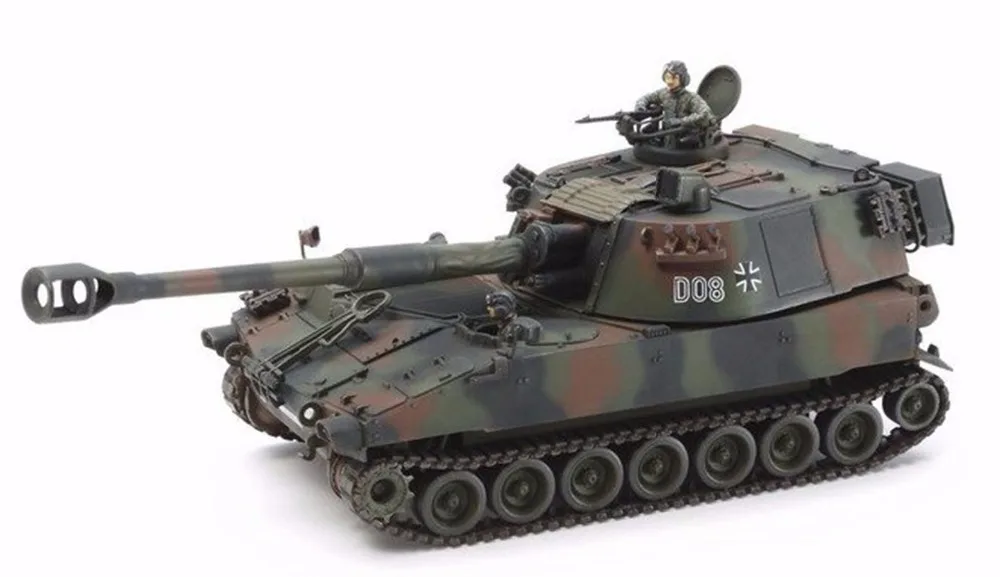 Tamiya 37022 1/35 Немецкий M109A3G бундесвэйр самоходный гаубиватель Военная сборка AFV