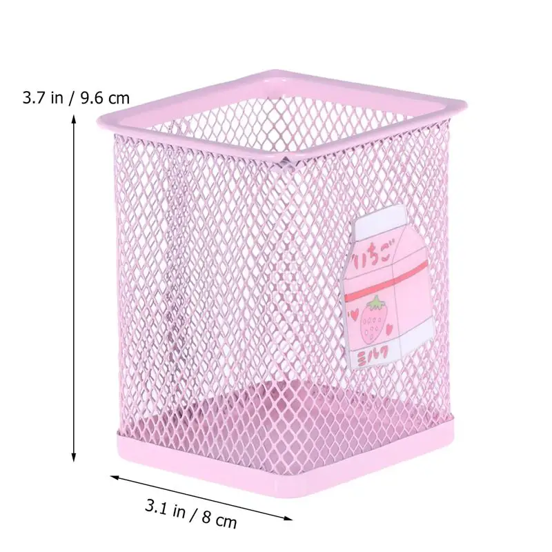 1 шт. корзина для мусора милая прямоугольная мини хранения чехол карандаш