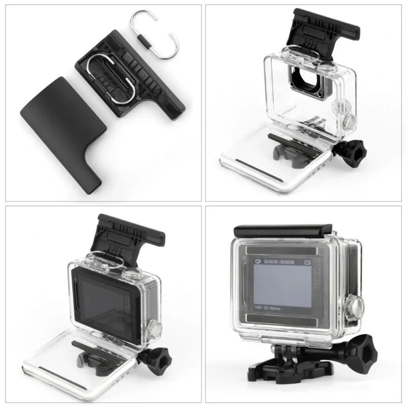 LBKAFA для Gopro Hero 4 3 + Водонепроницаемый Чехол стандартный 40 м подводный