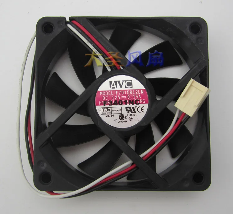 Вентилятор AVC F7015R12LN 7015 размером 7 см 12 В 0 15 А бесшумный гидравлический |