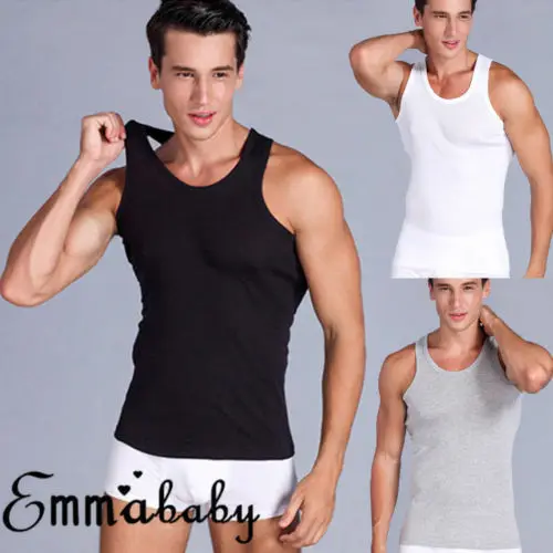 2018 Новая модная популярная мужская рубашка без рукавов жилет мускулистые