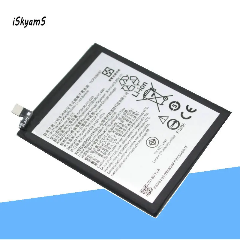 ISkyamS 1x4000 mAh/3,85 V BL270 Замена Батарея для lenovo Vibe K6 плюс г плюс G5 плюс Батарея