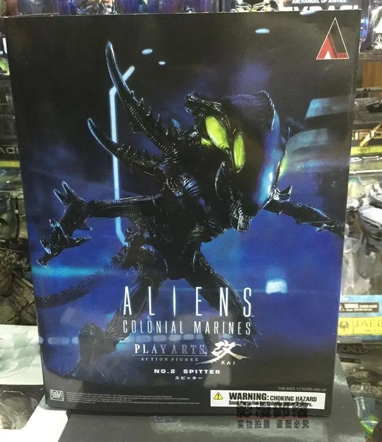 22 см Aliens Colonial Marines Movie Action Figure Play Arts ПВХ модель игрушки куклы для офиса украшения