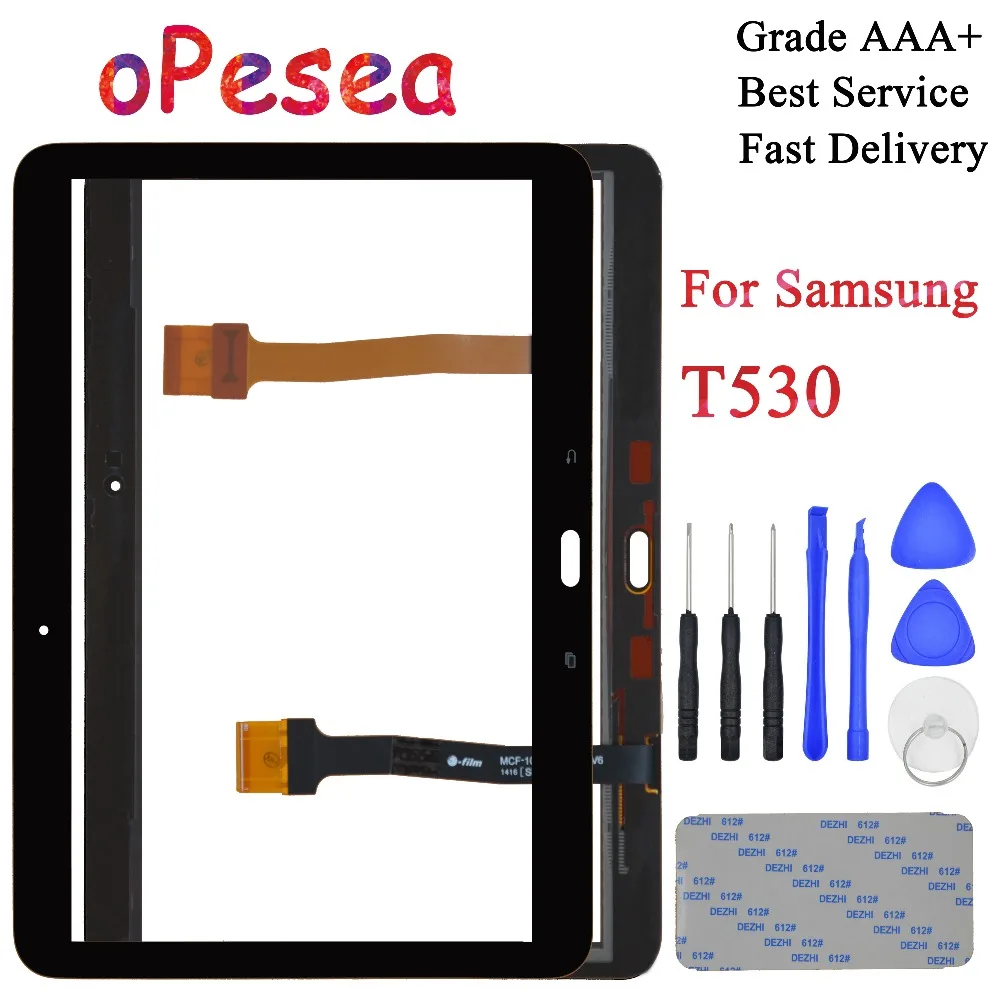 OPesea 10 1 ''для Samsung GALAXY Tab 4 T530 T531 T535 SM сенсорный экран дигитайзер передняя панель