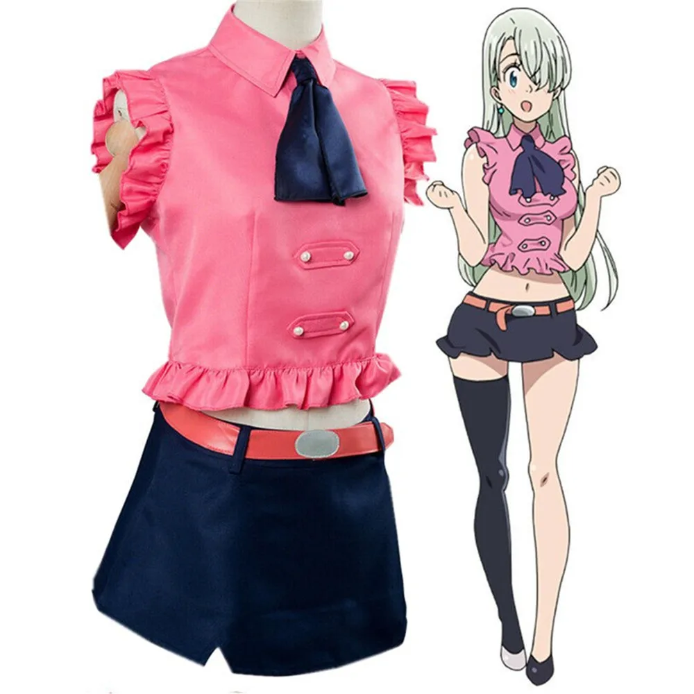 The Seven Deadly Sins Elizabeth Liones косплей костюм японского аниме Nanatsu No Taizai Униформа наряд