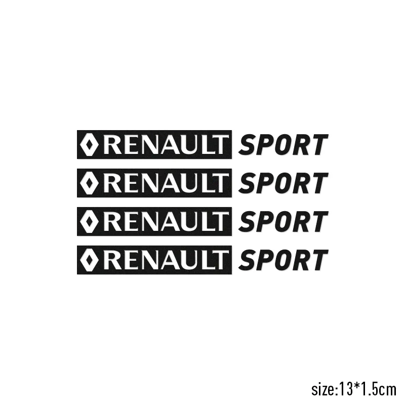 4 шт. наклейки на ручки renault duster megane 2 logan clio laguna scenic sandero|for renault|sticker sportcustom decal |