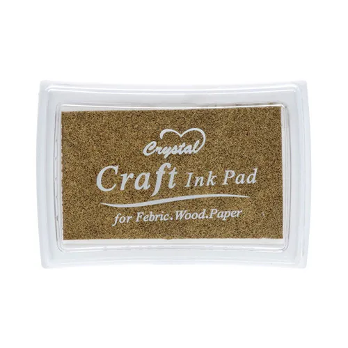 Подушечка ручной работы DIY Craft Чернила на масляной основе Pad резиновая Марки Ткань дерево Бумага Скрапбукинг чернил Pad палец Краски Канцелярский набор - Цвет: gold
