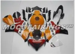 ORANGE REPSOL OEM комплект обтекателей для мотоцикла ABS для Honda CBR1000RR 2008 2009 2010 2011 CBR 1000 RR Обтекатели для обтекателей кузова REPSOL - Цвет: ORANGE REPSOL