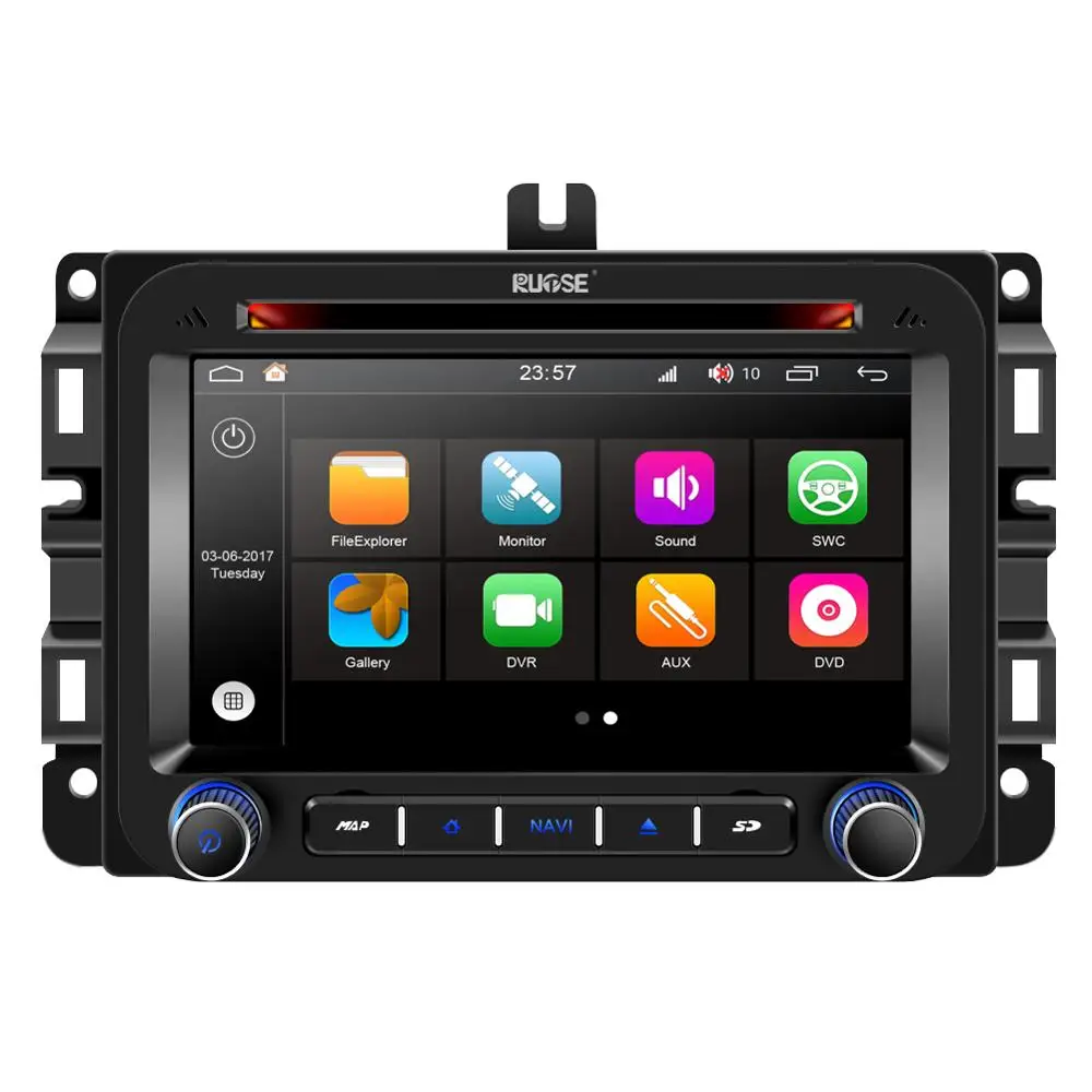 7 &quotHD Android 7.1 dvd-плеер GPS SatNav Радио стерео для 2013-2017 Dodge Ram 1500 2500 3500 | Автомобили и