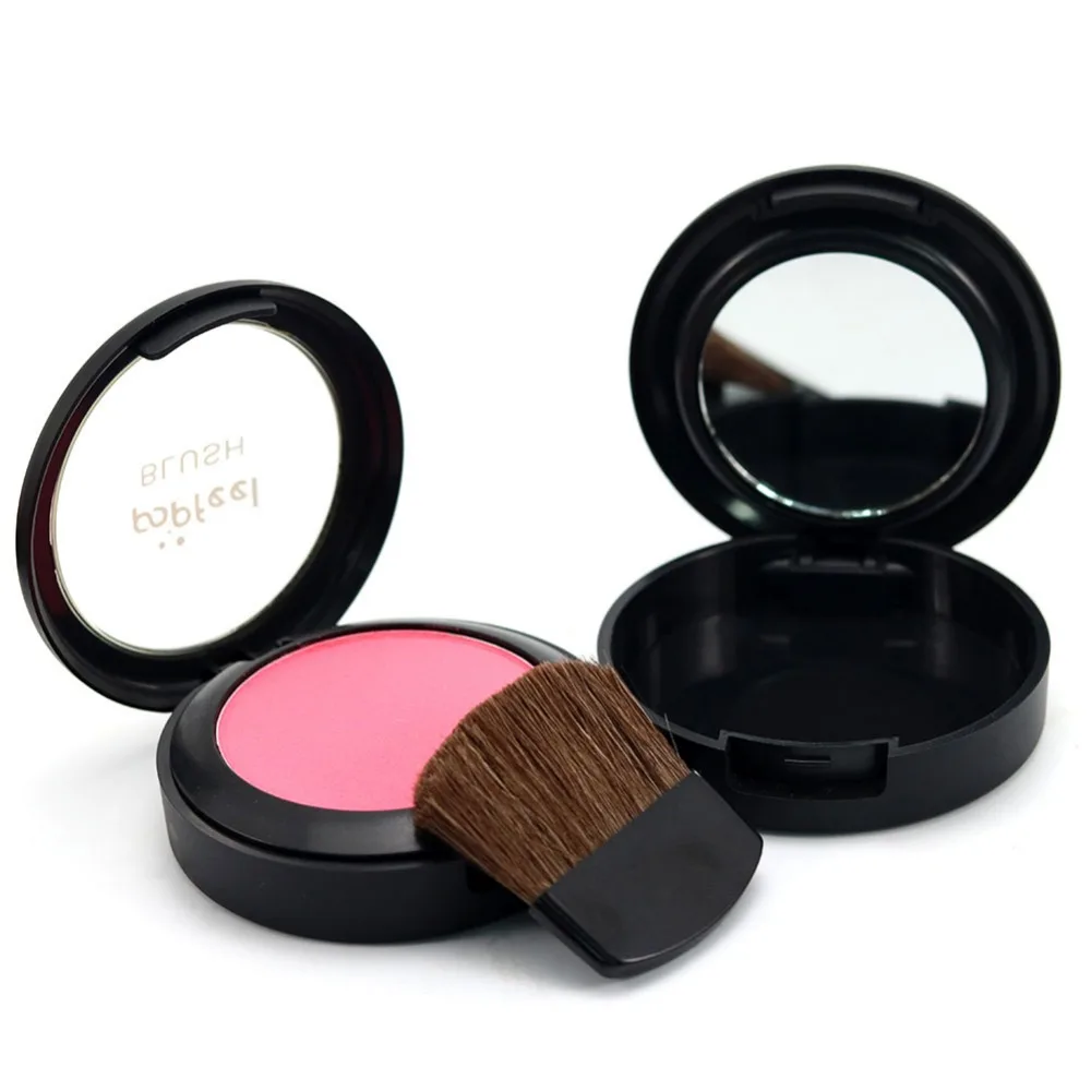 POPFEEL Макияж Румяна 6 Цвет румяна порошок нажата основой лицо макияж косметика