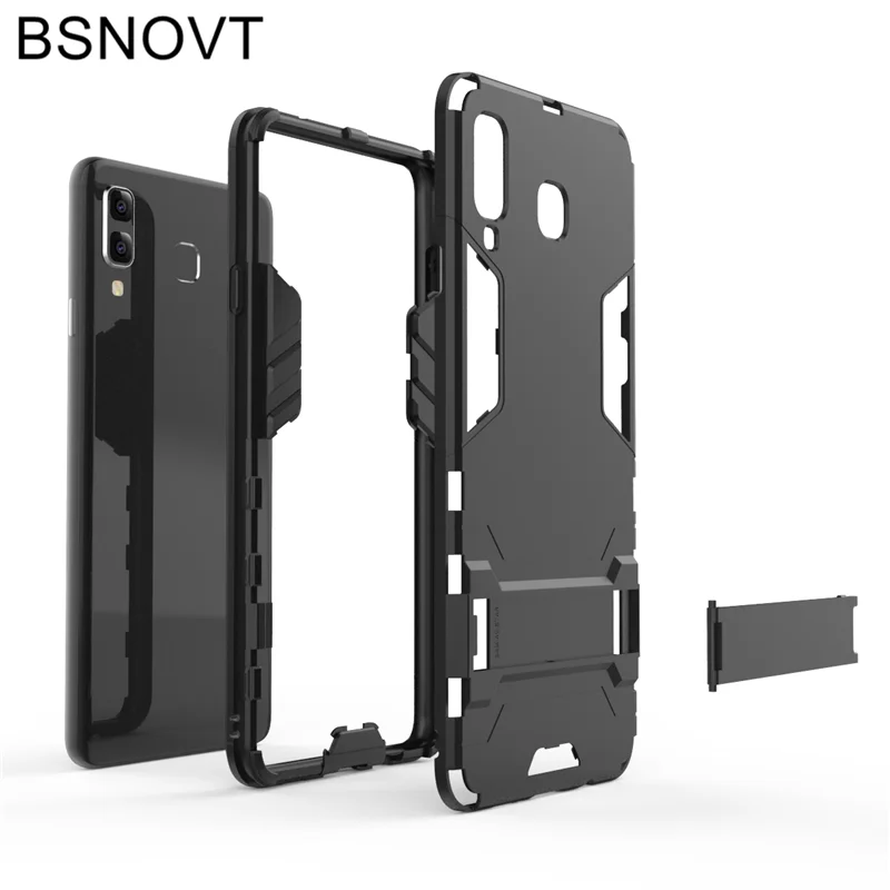 BSNOVT для samsung Galaxy A9 Star Обложка мягкая силиконовая + Пластик Kickstand чехол A8 G8500 fundas 6