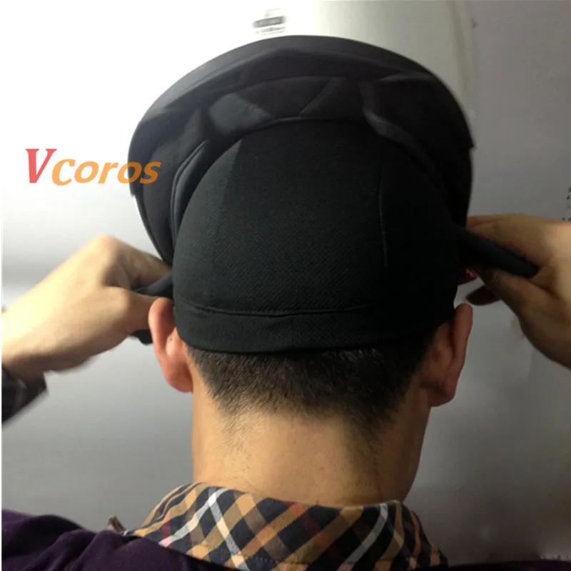 Воздухопроницаемая внутренняя Кепка Coolmax для велоспорта полукруглая шапочка