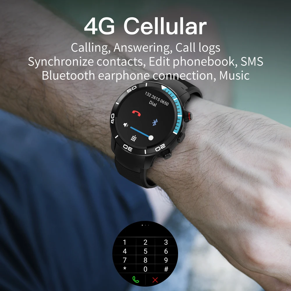 4G сети Wi Fi 5 м пикселей GPS навигация водонепроницаемый IP68 Смарт часы нового