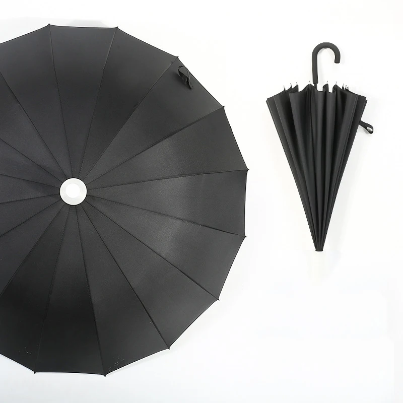 Длинные ручки прямые дождевые зонты с водонепроницаемым чехлом чехол для мужчин