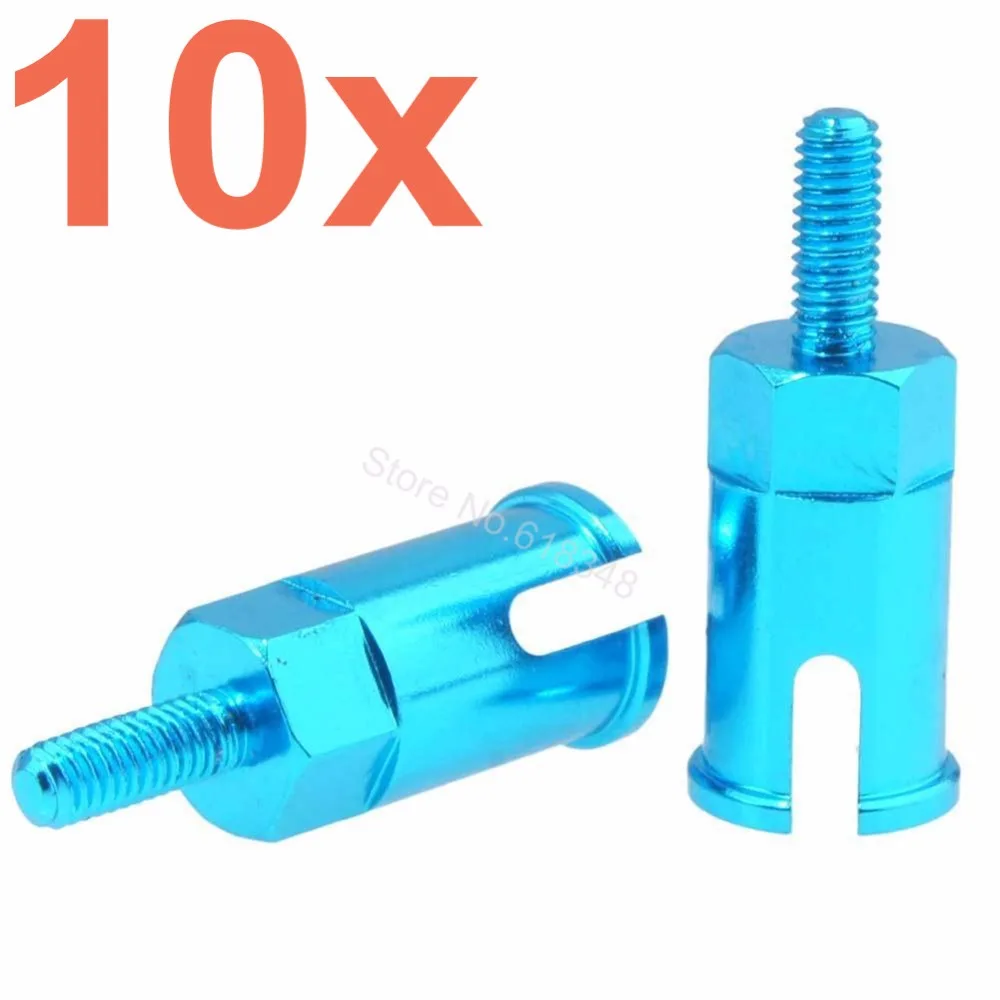 10 пар RC автомобиль металлический алюминиевый сплав ось колеса для 1/18 масштабных