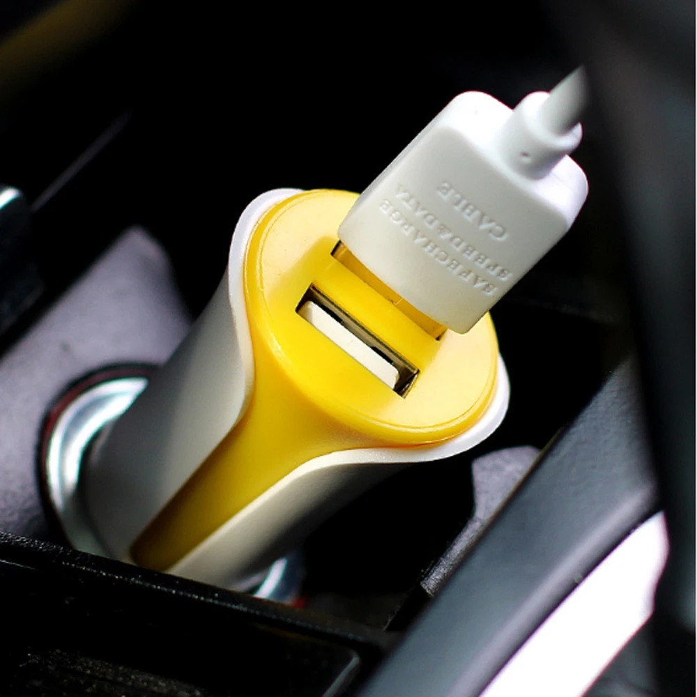 10pcs USB Car Charger For Mobile Phone Fast Car-Charger Dual Adapter for Android iph | Мобильные телефоны и аксессуары