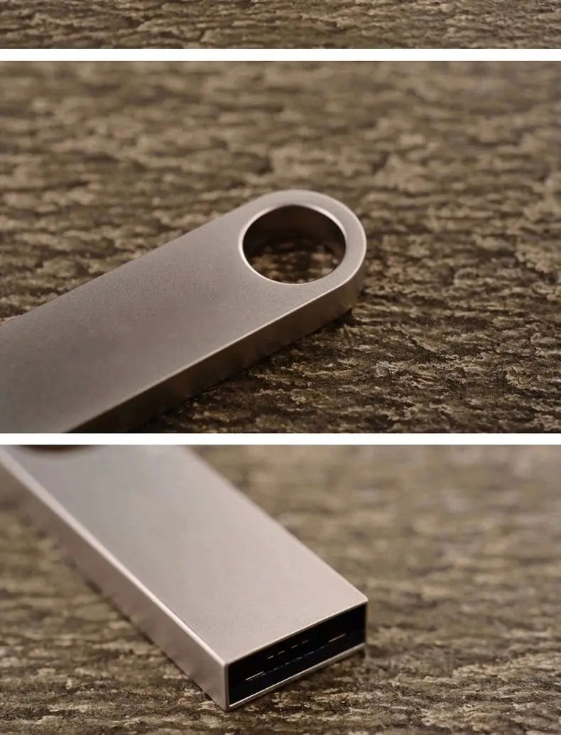 Серебряный/золотой USB флеш накопитель из нержавеющей стали 32 Гб 64 ГБ 128 usb|USB