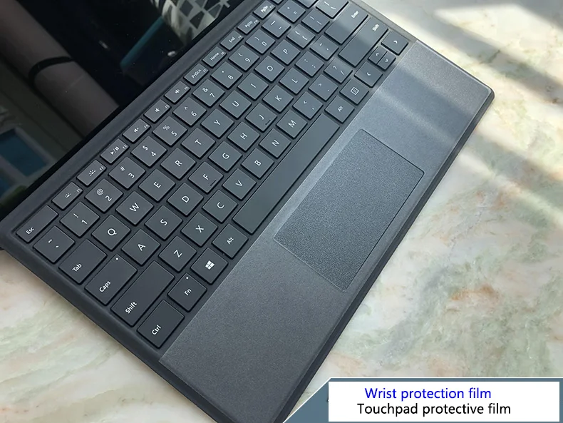 Wrist Touchpad film Силиконовый чехол для клавиатуры microsoft Surface 2 1" 13,5 мягкая защитная пленка для ноутбука для microsoft Surface Book 1 13,5" - Цвет: Wrist Touchpad film