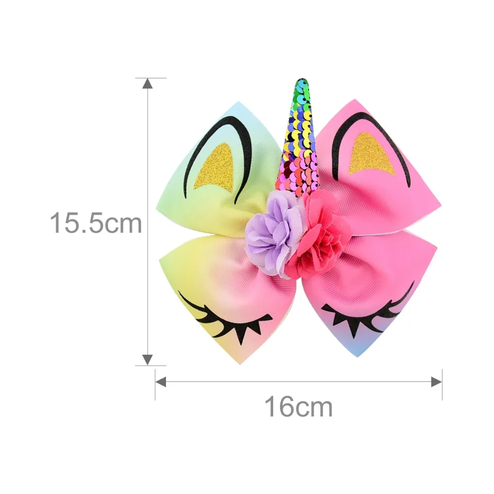 Единорог Джоджо искусственный рог с блестками цветок единорог украшение сделай