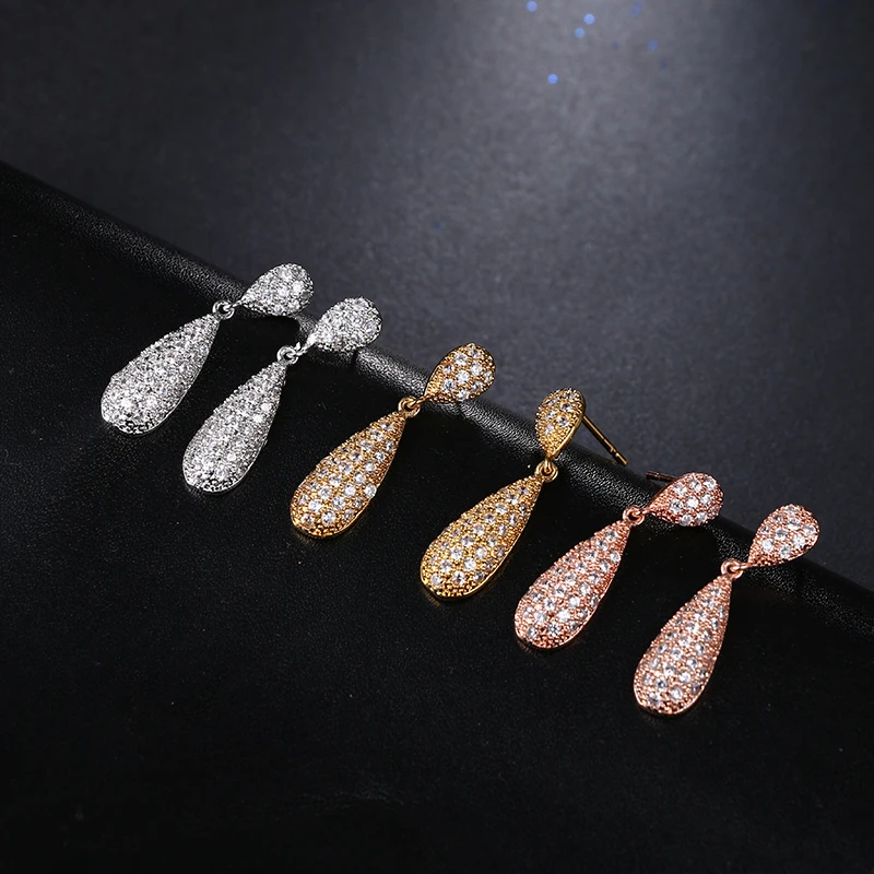 Фото 2017 Z кристаллические ювелирные изделия из моды Emmaya квадратные серьги с камнями
