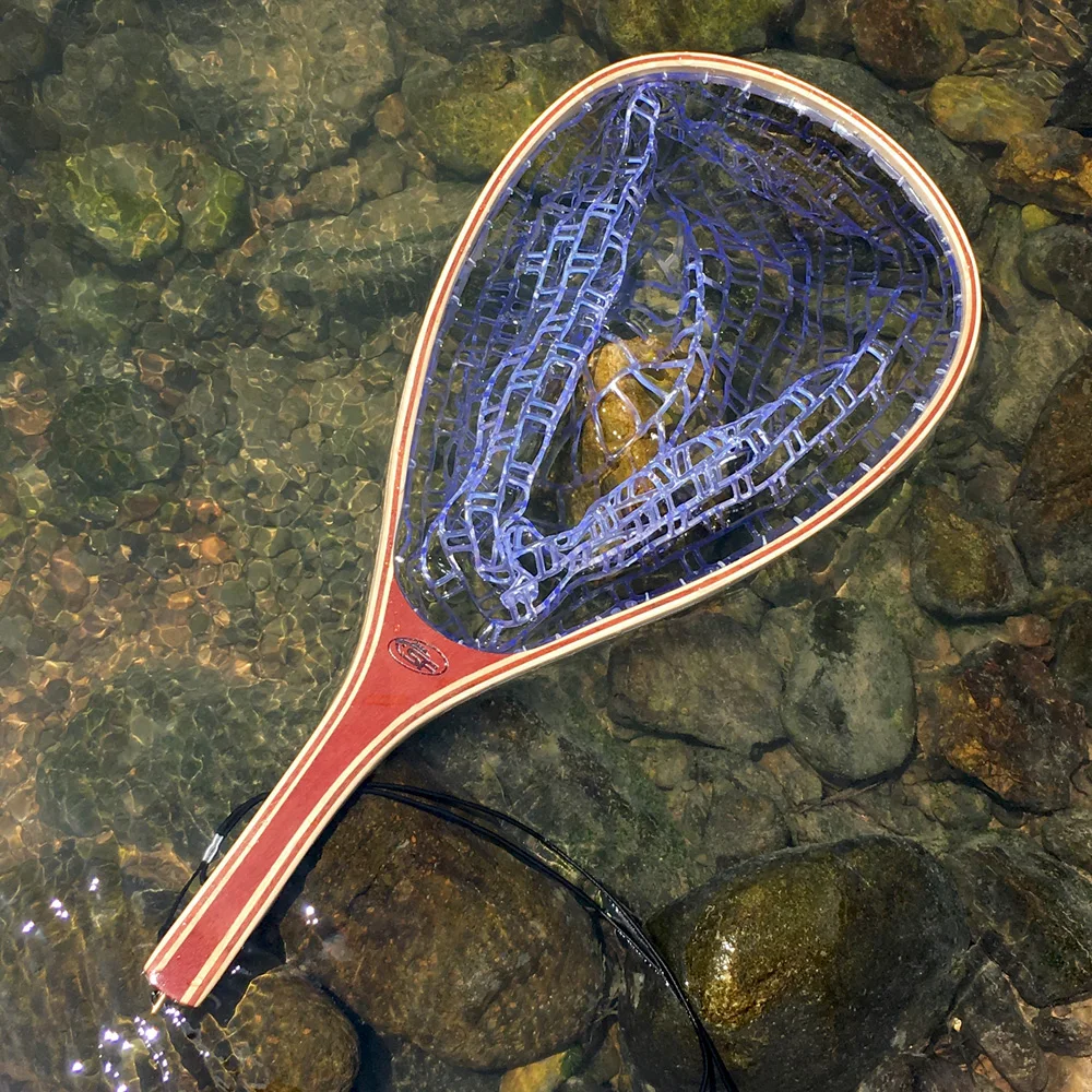 SF Fly Рыболовная форель сажа резиновая сеть|landing net|rubber nettrout landing net |