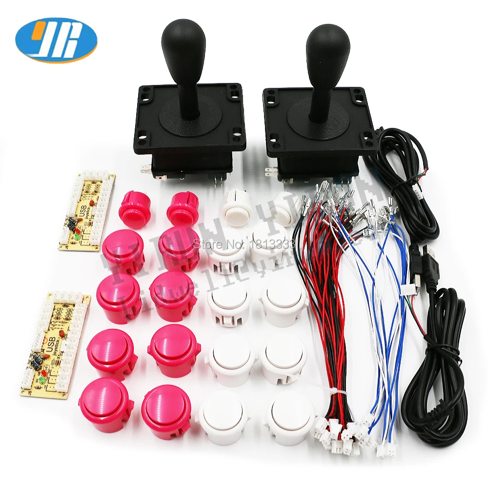 Zero Delay Arcade Kit USB To American Style Joystick Push Button With Built-in Micro Switch PC / Raspberry Pi DIY kit | Спорт и