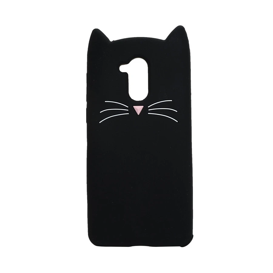 For Huawei Enjoy 6s honor 6C Soft Silicone Case 3D Cartoon Cute Beard Cat Cover huawei P9 Lite Smart Nova Phone |