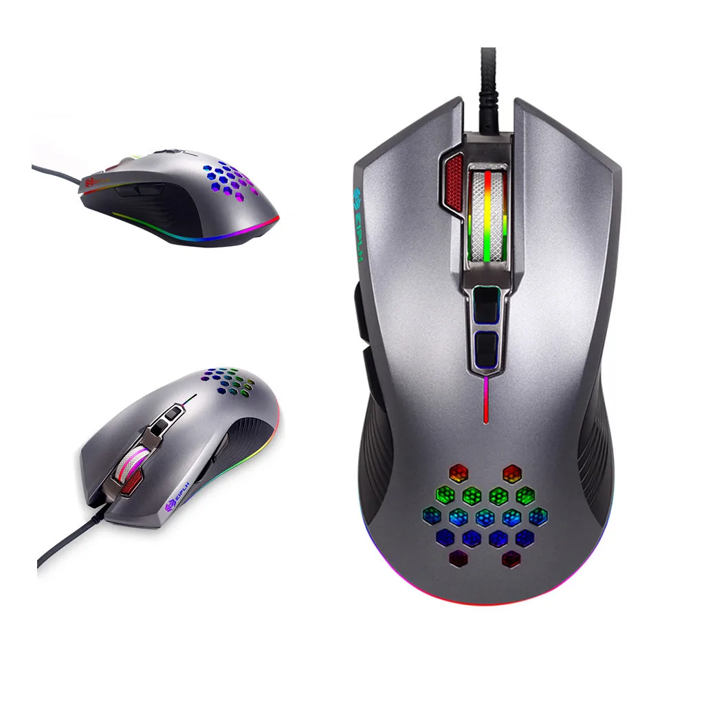 Silver M908 12400 Точек на дюйм воздействия игровой Мышь 19 программируемых кнопок пригодятся для RGB светодиодный лазерный проводной MMO Мышь высокой точности Мышь PC Gamer - Цвет: Silver