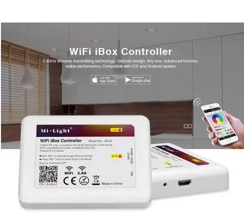 wifi ibox2 Светодиодная панельная лампа Mi Light 9 Вт, Wi-Fi, 2,4 г, Радиочастотный пульт, Круглый, скрытый, RGB CCT, затемненный, RGBW, потолочный светильник, утопленный вниз, AC 85-265 в - Цвет корпуса: wifi ibox2