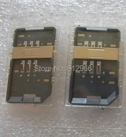 2---100PCS/lot brand new for Philips Xenium X623 X503 sim card reader holder socket slot tray module contact on mainboard | Мобильные