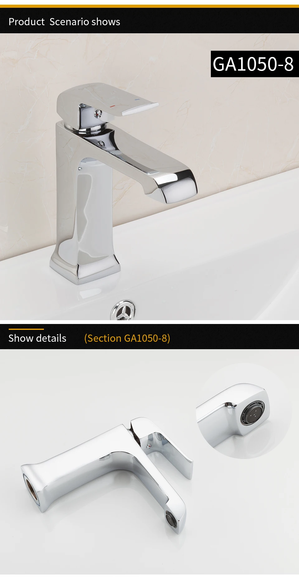 GAPPO смеситель для воды смеситель для ванной комнаты кран для раковины Смеситель для ванной в форме водопада кран