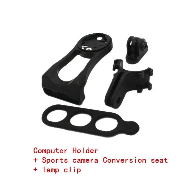 

Aluminum Bicycle lamp clip+Computer Holder Support+ Sports camera Conversion seat For GARMIN1000/820/810/800/ 520/510/500/200