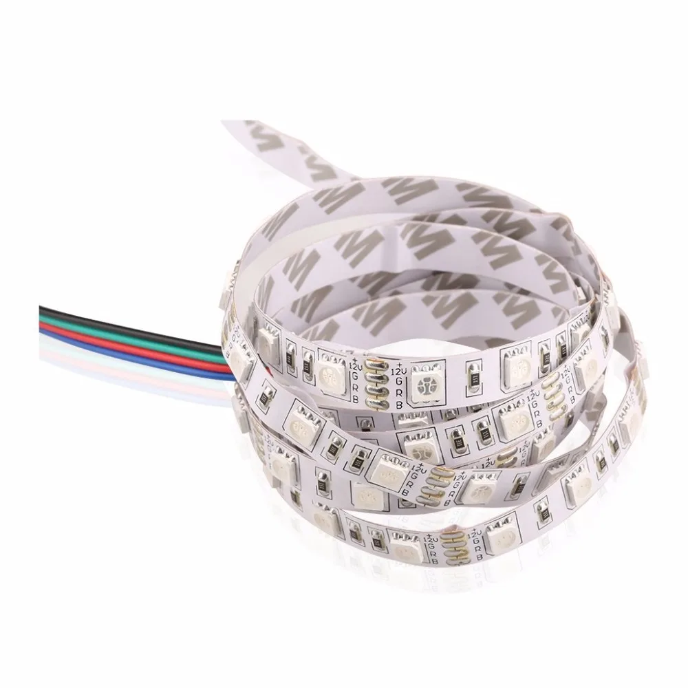 5 м Светодиодная лента RGB RGBW RGBWW 5050 SMD 60 светодиодов/м водонепроницаемая гибкая