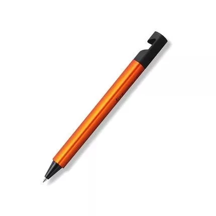Orange Mijia Fizz многофункциональная 2 в 1 гелевая ручка и держатель для мобильного телефона 0,5 мм вращающиеся гелевые черные чернила для ручки для письма ручка с несколькими знаками - Цвет: Orange