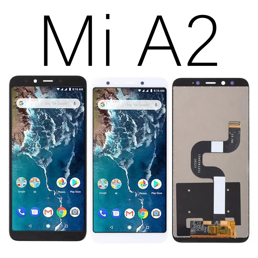 Для Xiaomi mi A2 ЖК-дисплей сенсорный экран дигитайзер сборка mi A2 Lite ЖК-экран Замена для Xiaomi mi A2 mi A2Lite экран