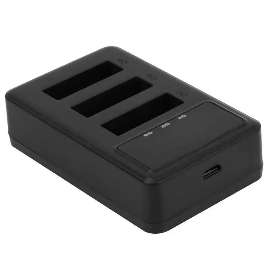 NP-BX1 зарядное устройство с тремя слотами USB для зарядки жк-экраном спортивной