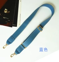 130cm shoulder bag strap pu leather belt adjustable wide strap bag accessories for women crossbody handbag replacement blue