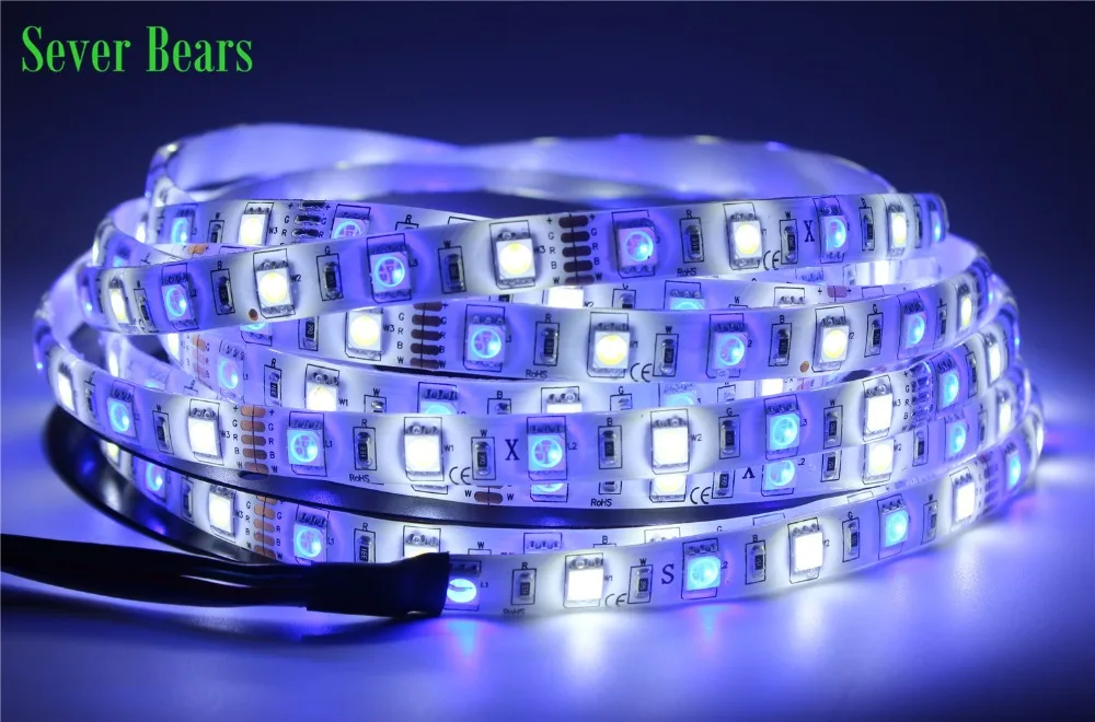 Светодиодный светильник RGBW 5050 5 м + 40key контактный водонепроницаемый IP65 DC12V SMD 60