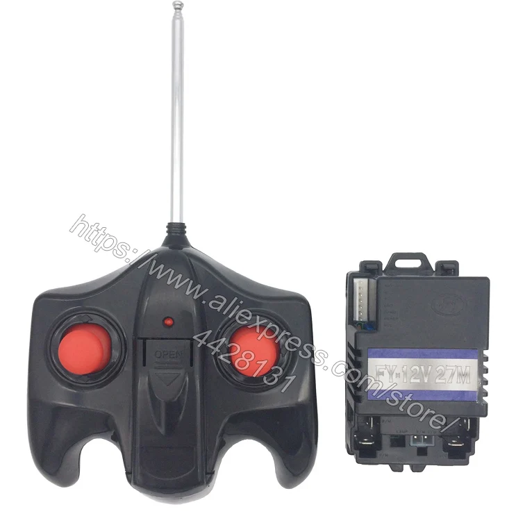 RC and 12V Receiver Детский Электрический автомобиль 27,145 МГц пульт дистанционного управления приемник, плата управления для детского автомобиля Детский Электрический автомобиль пульт дистанционного управления - Цвет: RC and 12V Receiver