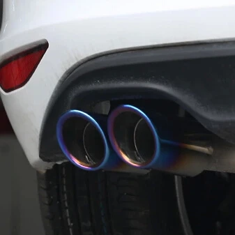 

2pcs/set Car Exhaust pipe covers Car styling Stainless steel Case for Audi Q3 / for Volkswagen Tiguan etc.
