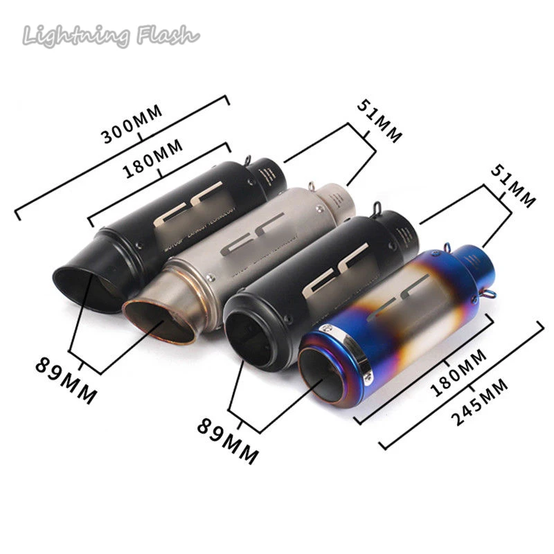 Для Suzuki gsxr 1000 2005-2006 скольжения на мотоцикл Выхлопная труба+ средняя Соединительная труба без дБ убийца мотоцикл модифицированный выход