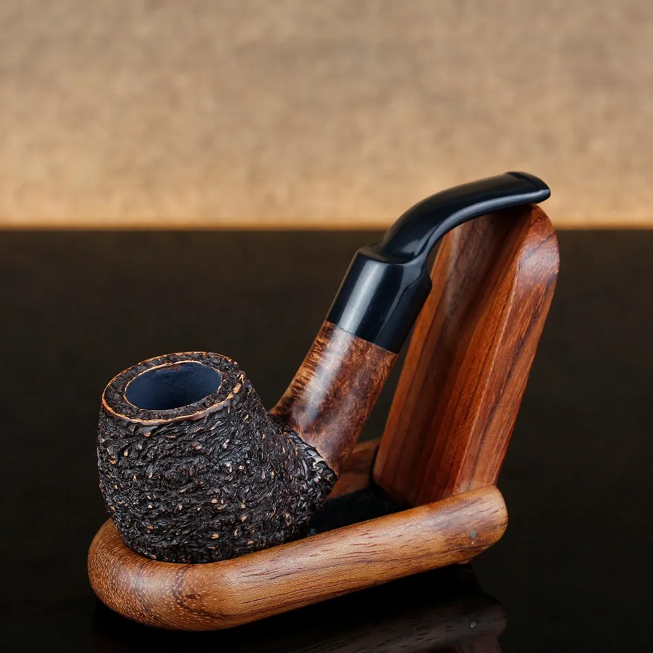 Классическая Мини-курительная трубка Briar 9 мм фильтр табачная трубка Briar деревянная труба бесплатные инструменты подарочный набор случайный Выгравированный набор труб Briar - Цвет: Random Engraved