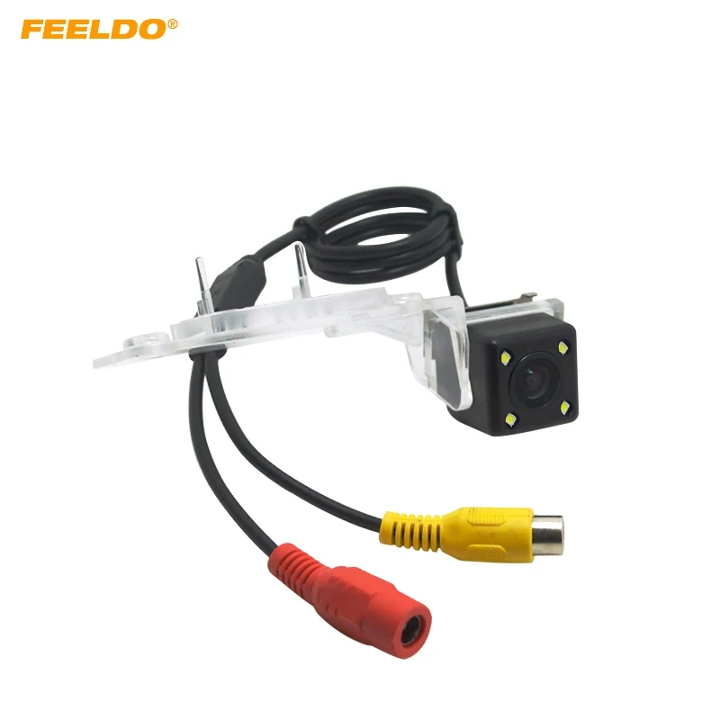 

FEELDO Car Backup Rearview Camera With LED For VW Tiguan/Touareg/Santana/Polo/Passat Reverse Parking Camera #FD5645